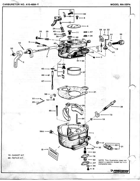 marvel schebler ma4spa carburetor manual PDF